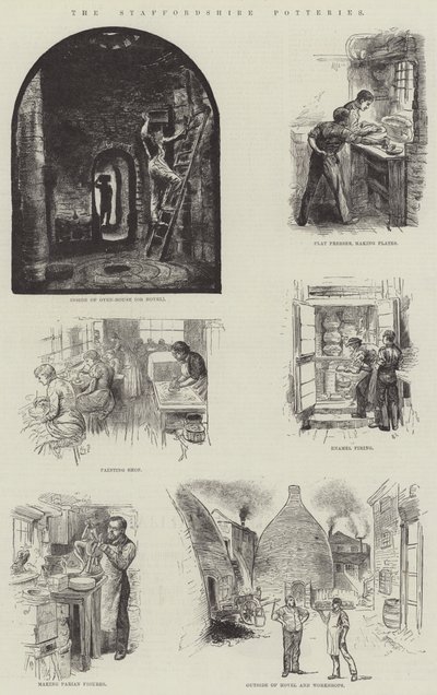 De Staffordshire Potteries door Harry Furniss